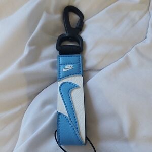 Nike Blue and White Keychain Clip